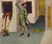SANO di Pietro Beheading of St John the Baptist agf painting